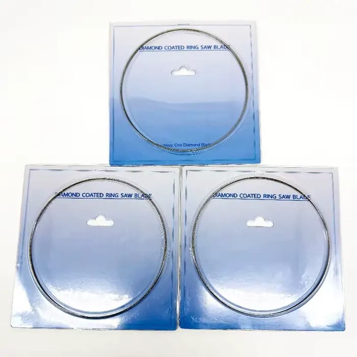 Lot de 3 lames de scie circulaire diamantées de 143 mm (5-3/4 po) pour la découpe de verre, carrelag