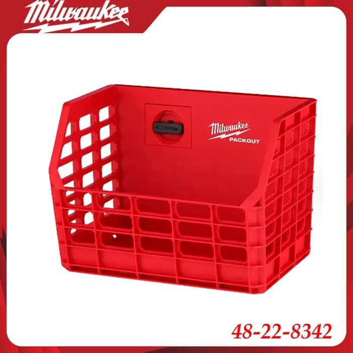 Milwaukee 48-22-8342 PACKOUT Bac de rangement robuste ouvert pour outils, équipement et utilisation