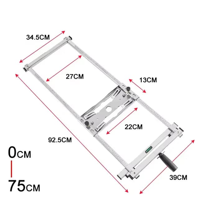 Pour scie circulaire électrique de 4/5/7 pouces, Guide de bord, support de planche à découper de pos