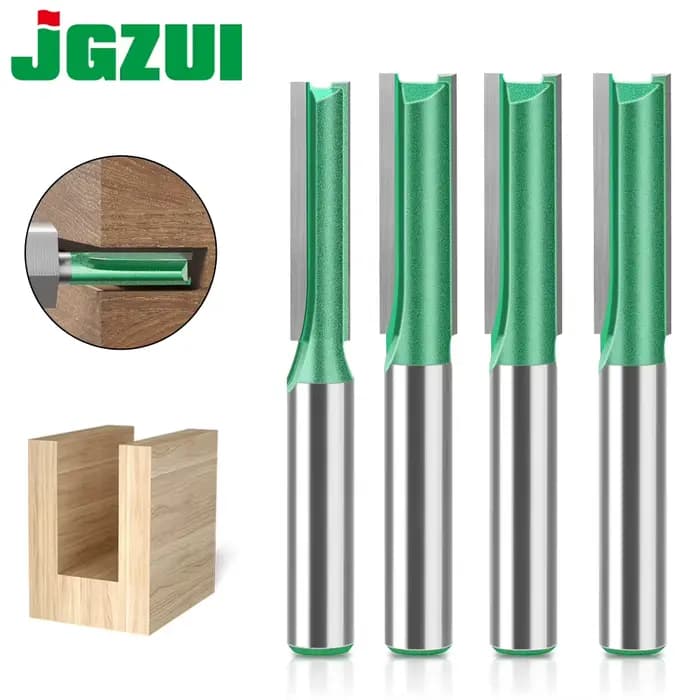 3mm-20mm diamètre 8mm tige droite carbure de tungstène simple Double cannelure routeur fraise à bois