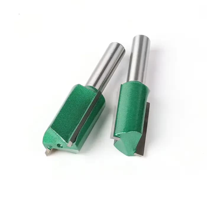 3mm-20mm diamètre 8mm tige droite carbure de tungstène simple Double cannelure routeur fraise à bois