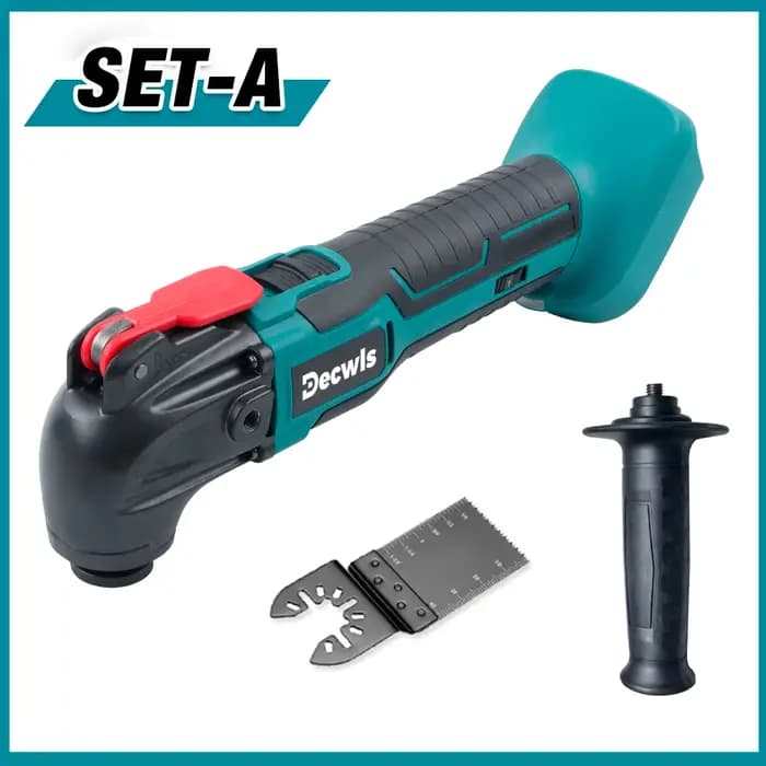 Outil multifonction oscillant sans fil, scie électrique avec coupe-herbe/pelle/outil de coupe pour l