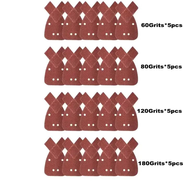 Tapis de ponçage de souris pour ponceuse à paume Black and Decker, papier de verre à 4 trous, ponceu