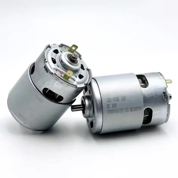 Moteur miniature haute vitesse RS-750SH-6046 DC 12V 14.4V 18V 16000RPM à couple élevé de 42 mm pour perceuse à