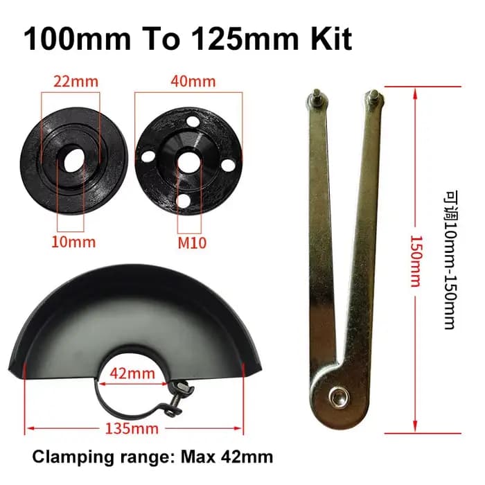 Kit de Conversion de meuleuse d'angle 100mm pour BOSCH