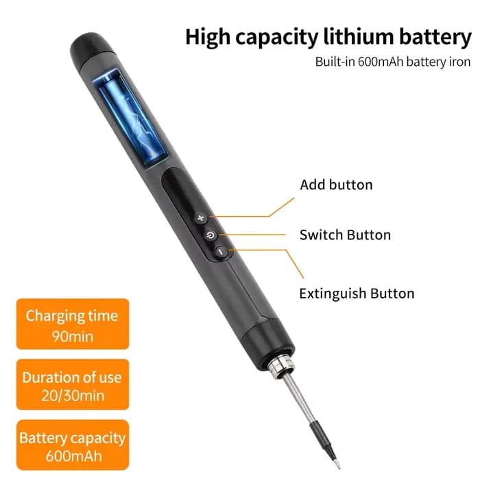Kit de fer à souder électrique numérique USB multifonctionnel
