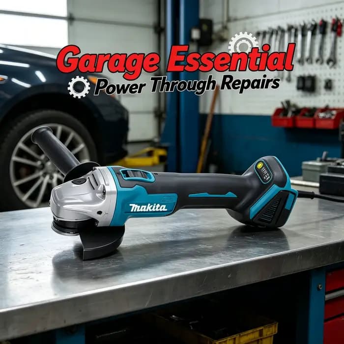Makita DGA504 18V 6.0Ah Meuleuse d'angle sans balais 125 mm pour la découpe et le meulage des métaux (outil sans batterie)
