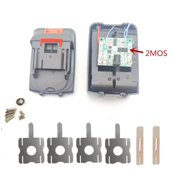 Boîtier de batterie pour outils électriques 5S2P 18V avec BMS