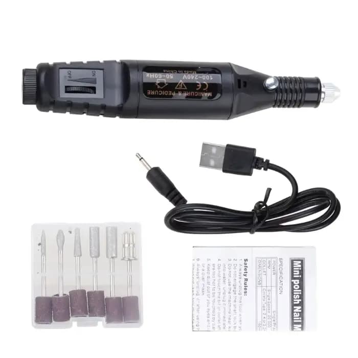 Matériel modèle d 3D, Mini ponceuse électrique alimentée par USB avec 6 têtes ponçage 896C