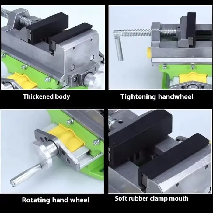Table rotative 90 ° Étau de presse pour perceuse à glissière transversale de 3 pouces