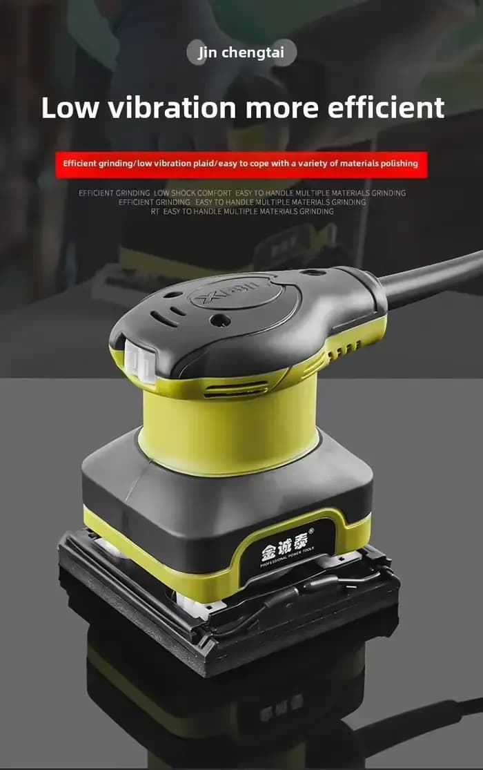 Ponceuse électrique compacte 220 V pour murs avec papier de verre et polisseuse à mastic