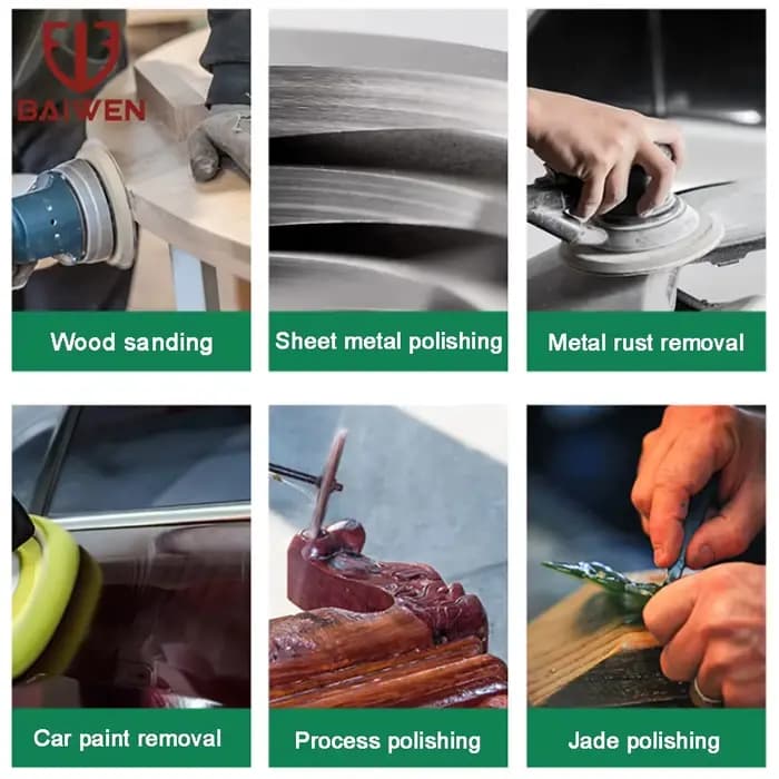 Plaques de support de ponceuse de polissage de 3 pouces