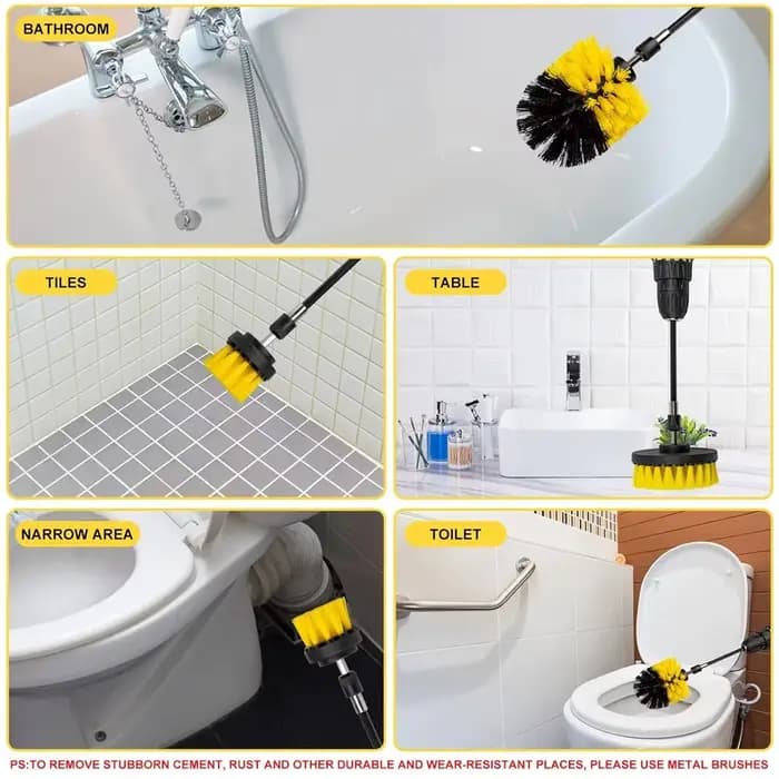 Perceuse électrique, ensemble de brosses pour pneus