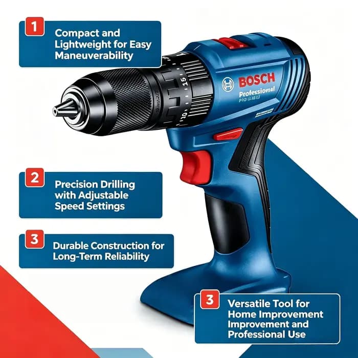 Perceuse à percussion sans fil Bosch GSB 185-LI 18V