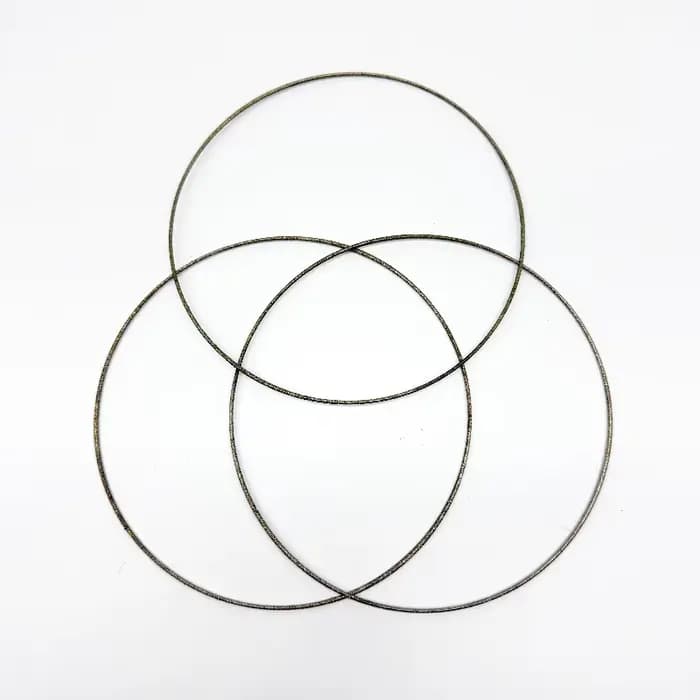 Lot de 3 lames de scie circulaire diamantées de 143 mm (5-3/4 po) pour la découpe de verre
