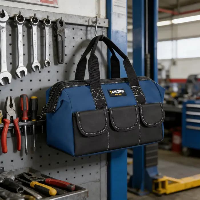 Sac de rangement pour outils bleu TKIGZNWB012-1 en polyester durable