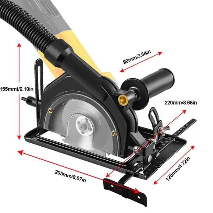 Convertisseur de meuleuse d'angle en Machine de découpe