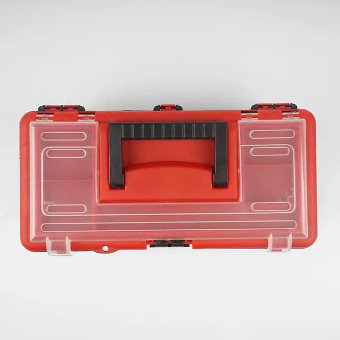 Boîte de rangement d'outils multifonctionnelle en plastique ABS de 12 pouces