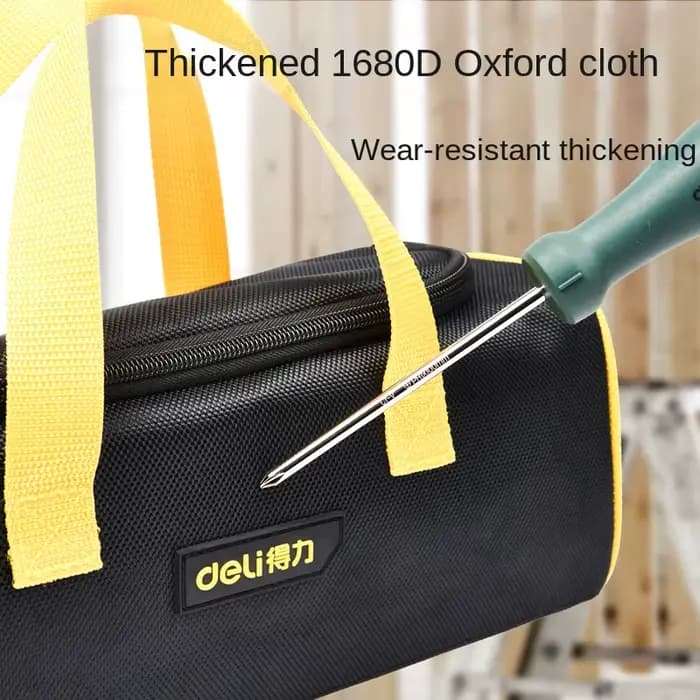 DELI petit sac à outils 1680D Oxford professionnel électricien