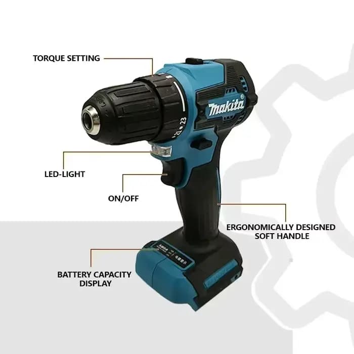 Makita DDF485 Perceuse à percussion compacte sans fil 18V