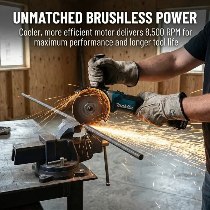 MAKITA DGA404 Meuleuse d'angle sans balais 18V 8500RPM 100mm