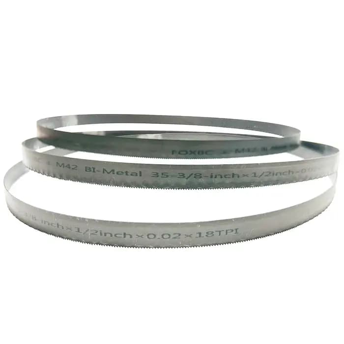 FOXBC 3 pièces 899mm lames de scie à ruban 18t M42 bi-métal 35-3/8 "x 1/2"