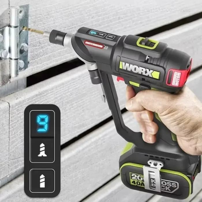 WORX WU177 clé à moteur électrique sans brosse à couple élevé tournevis à percussion sans fil perceuse