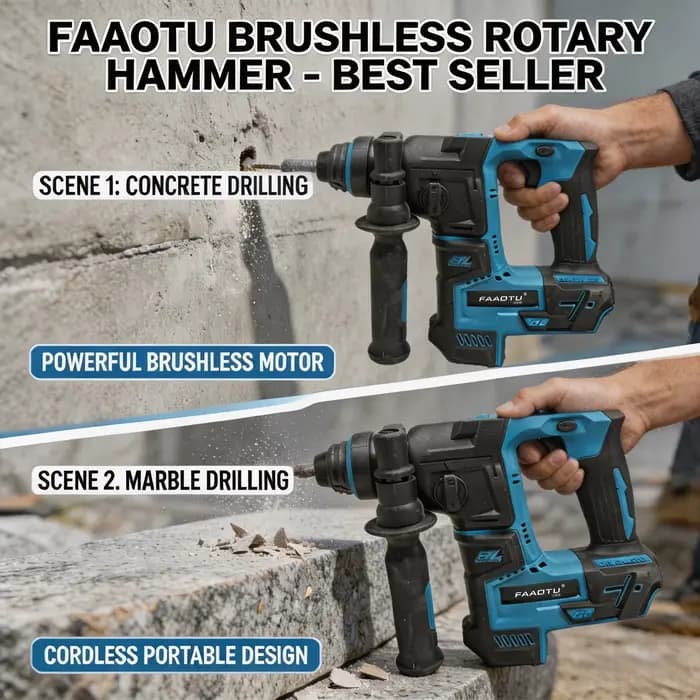 Perceuse à percussion sans fil FAAOTU 140D