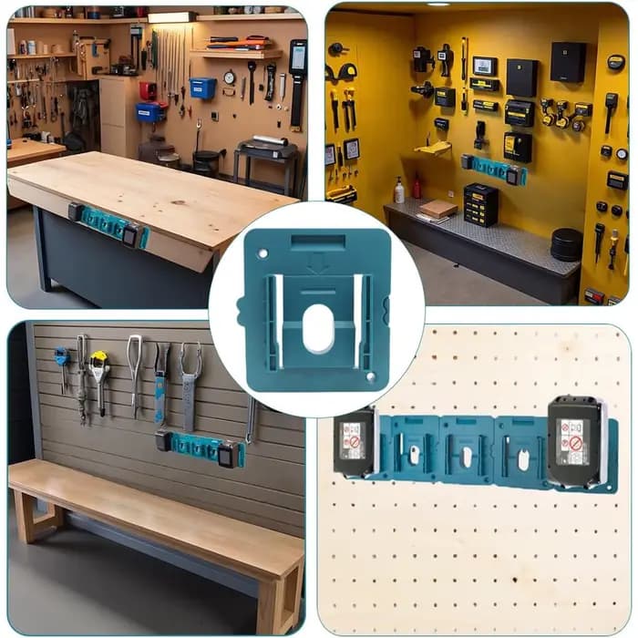 5-10 paquets de porte-outils ou porte-batterie pour Makita 18V