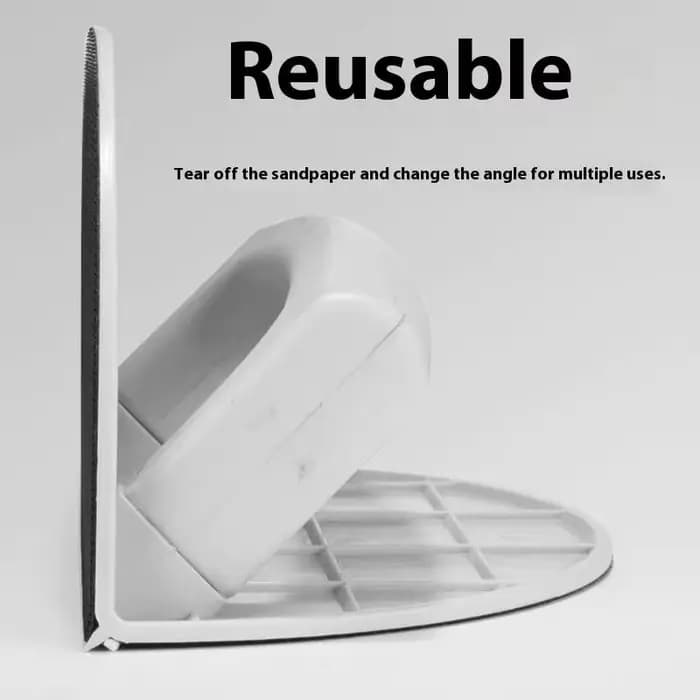 【1 ensemble de ponceuses d'angle ergonomiques portatives pour projets de bricolage en menuiserie