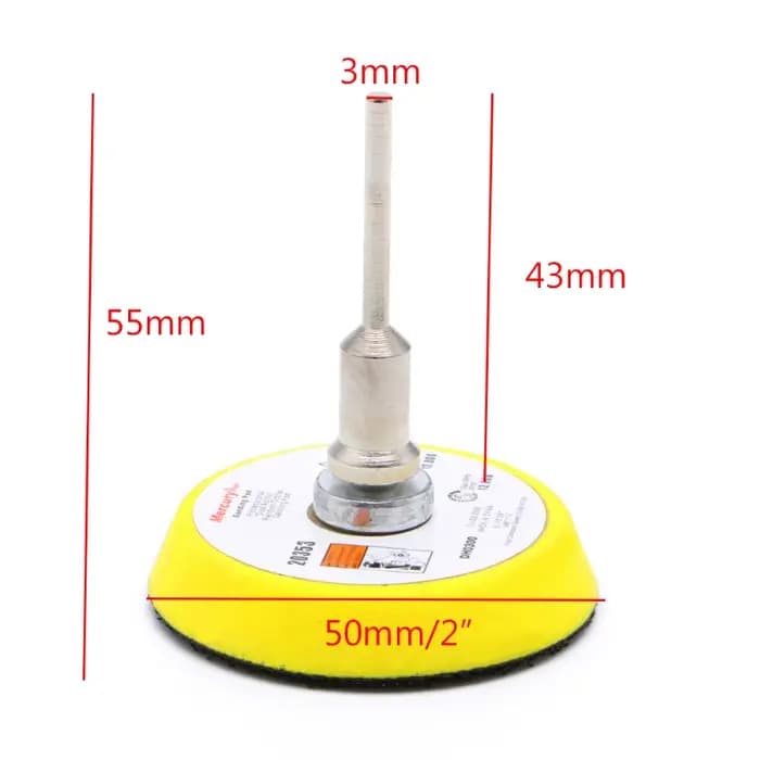 Disque de ponceuse à grain mixte de 2 pouces