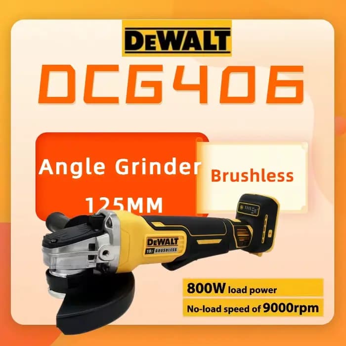 Meuleuse d'angle sans fil Dewalt DCG406 125 mm haute performance