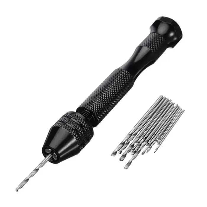 Mini perceuse à main en Micro aluminium avec mandrin sans clé