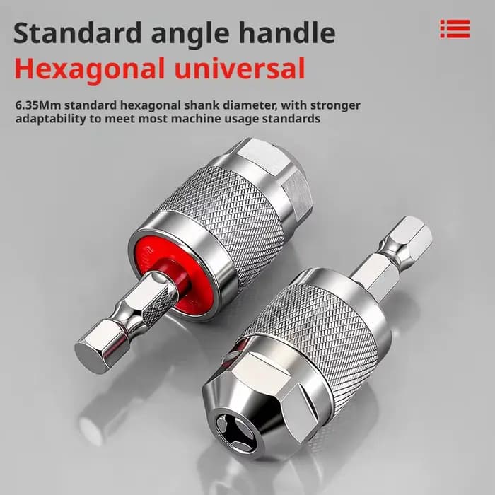 Adaptateur de mandrin de perceuse à trois griffes à queue hexagonale
