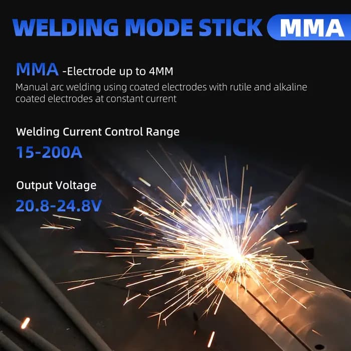 Viladepot 3 en 1 sans gaz soudeuse MIG MIG/MMA/ascenseur TIG MIG200 Machine à souder semi-automatique avec fil fourré