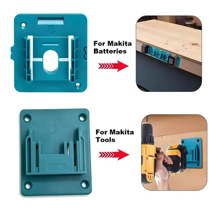 5-10 paquets de porte-outils ou porte-batterie pour Makita 18V