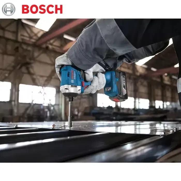 BOSCH GDR 18 V-215 pilote d'impact sans fil professionnel 215 Nm perceuse à percussion sans brosse 1/4 "outils électriques hexagonaux internes GDR18V-215