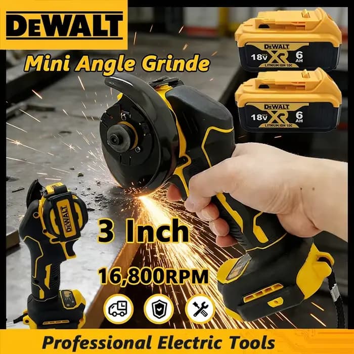 Outils électriques multifonctionnels DeWalt : Meuleuse d'angle sans fil sans balais