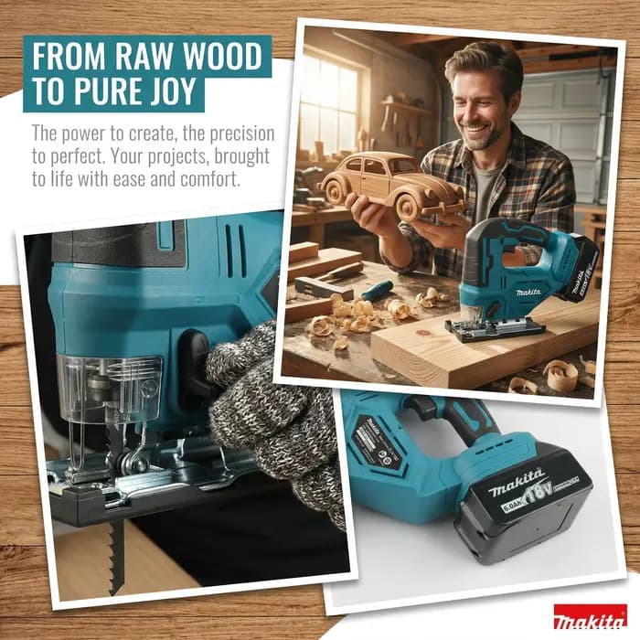 Scie sauteuse électrique sans fil Makita DJV182Z