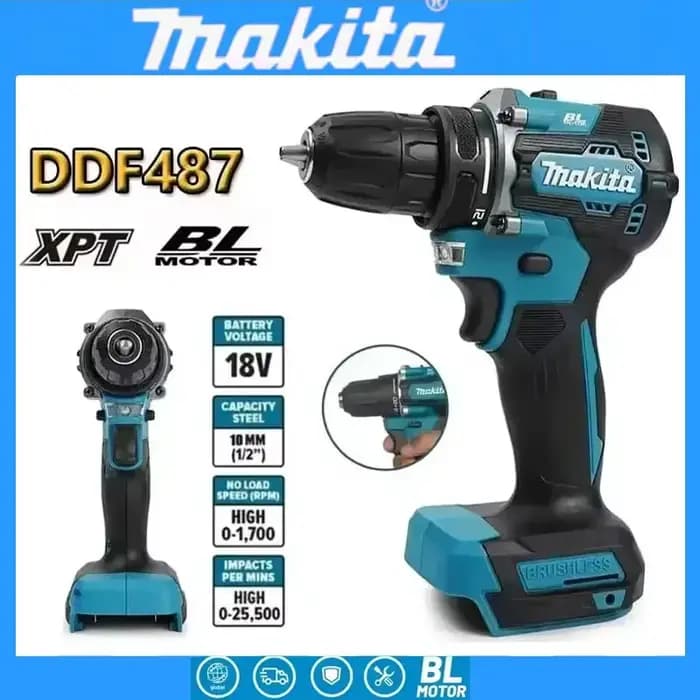 Perceuse électrique sans fil Makita DDF487 18V