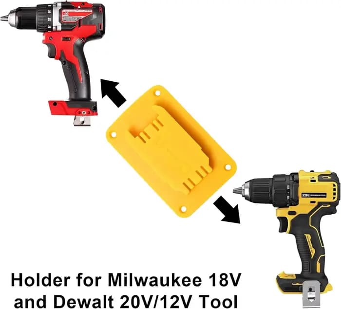 Porte-outils pour support de perceuse Dewalt 20V