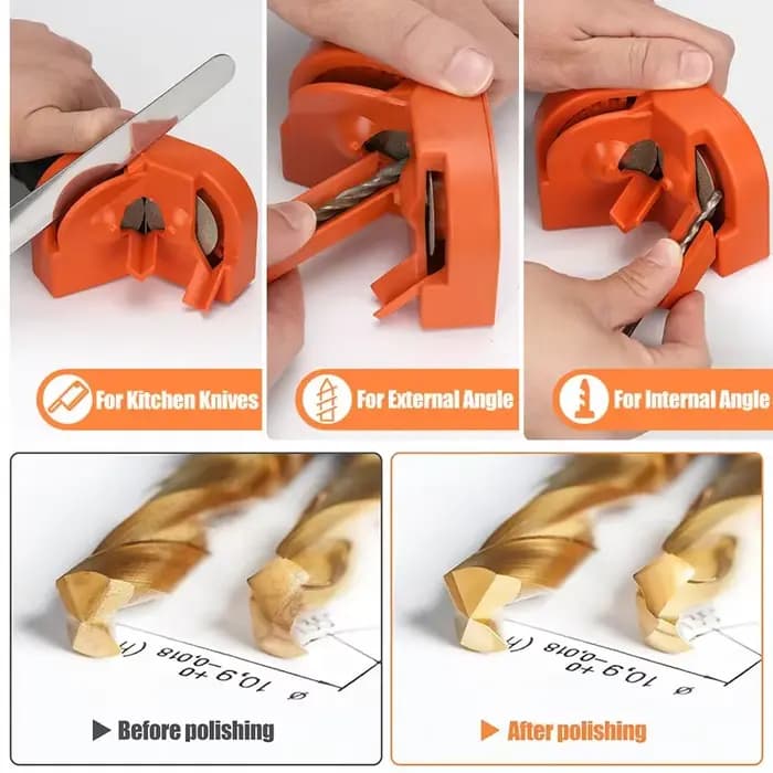 Affûteur de couteaux de perceuse à percussion électrique