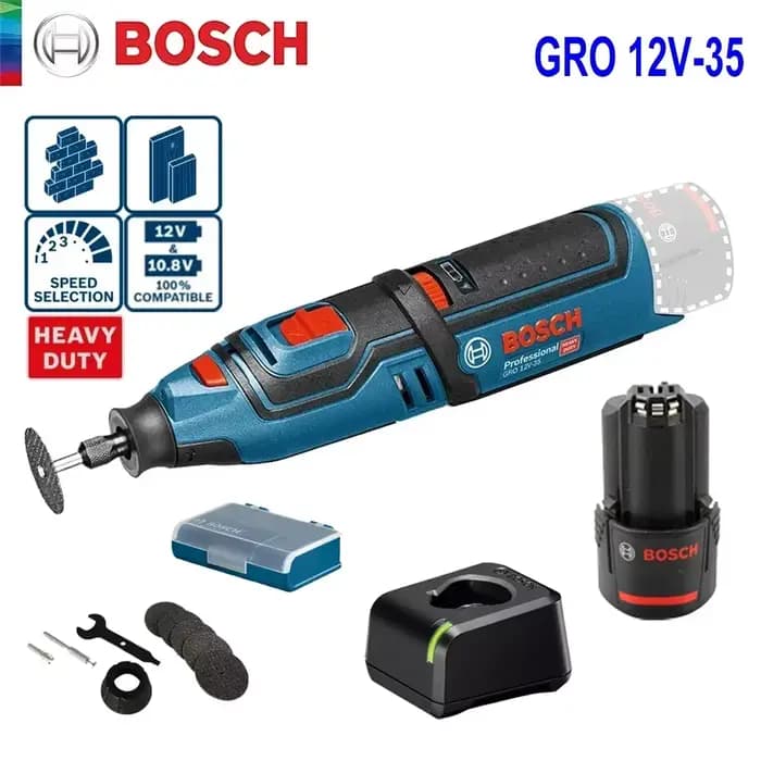 Meuleuse sans fil Bosch GRO 12V-35