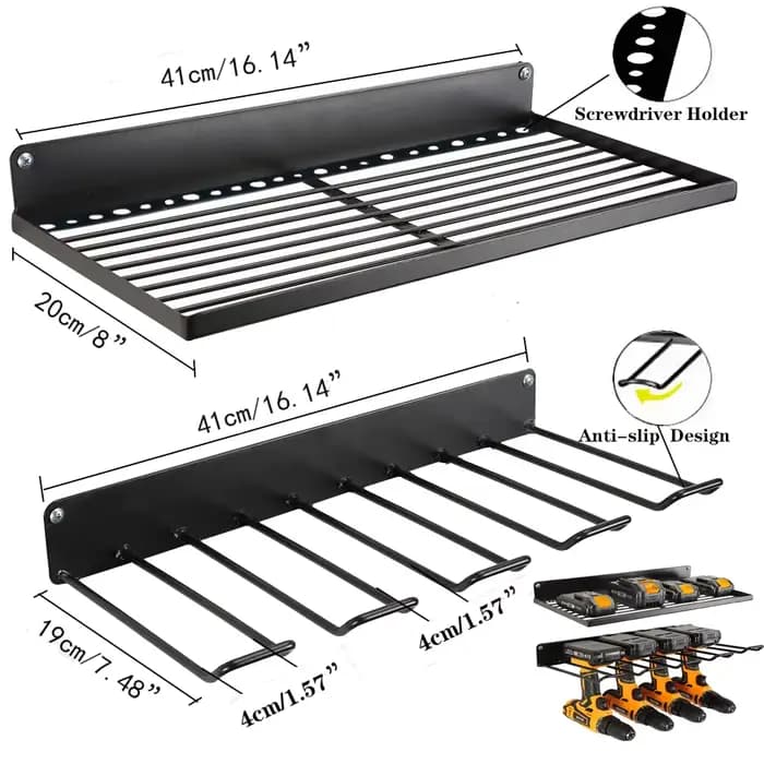 Organisateur mural pour outils électriques