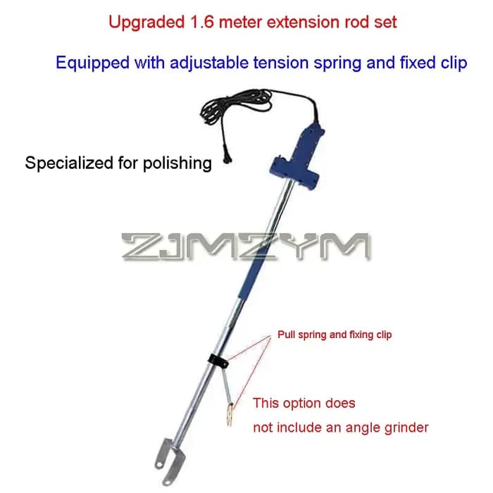 Tige d'extension améliorée pour meuleuse d'angle