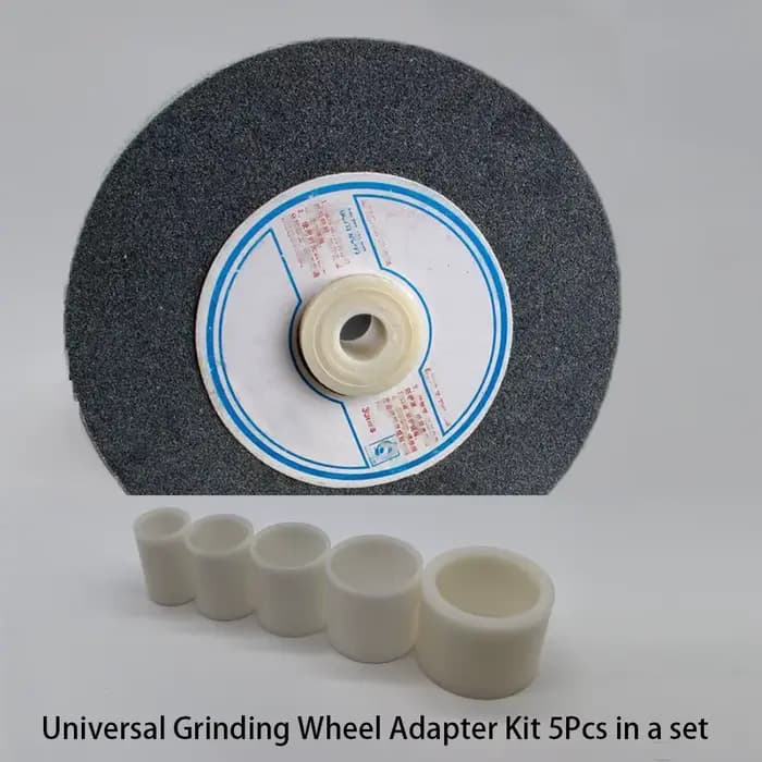 Kit d'adaptateur de meule universel 5 pièces 32-25-22-19-16-12.7mm pour meuleuse d'établi 200/150mm