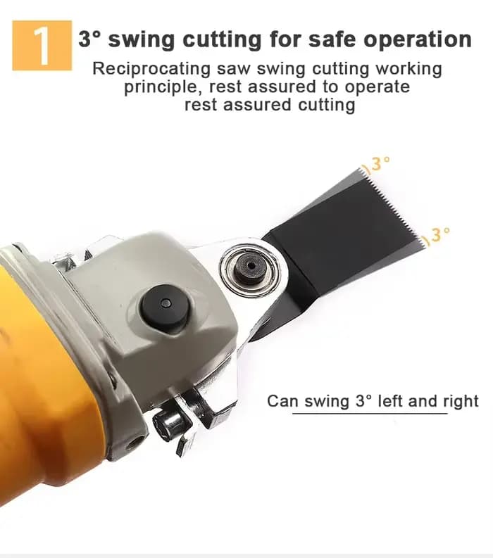 Meuleuse d'angle professionnelle modifiée en outils multifonctions universels