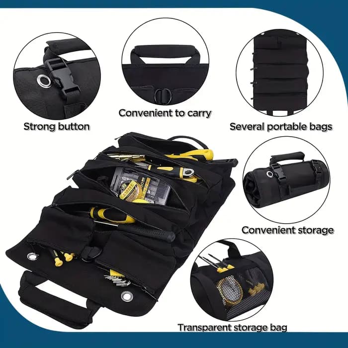 Organiseurs de sacs à outils - Petit sac à outils avec pochettes amovibles