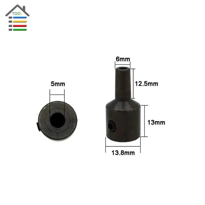 Mandrin de perceuse professionnel 0.3-4mm avec support d'arbre en acier de 5mm
