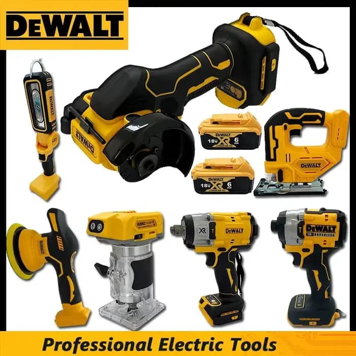 Outils électriques multifonctionnels DeWalt : Meuleuse d'angle sans fil sans balais